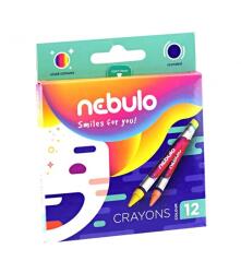 Nebulo 12db-os vegyes színű zsírkréta (NZSK-12)