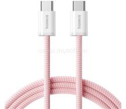 Baseus DYNAMIC 4 adatkábel Type-C - Type-C, 200cm, RÓZSASZÍN (P10381400411-01) (P10381400411-01)