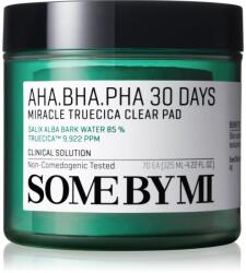 Some By Mi AHA∙BHA∙PHA 30 Days Miracle Truecica Clear Pad tisztító vattakorong problémás és pattanásos bőrre 70 db