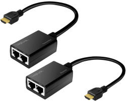 LogiLink HDMI vezeték nélküli bővítőkészlet (TX+RX), akár 15 m-ig (HD0021) (HD0021)