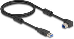 Delock USB 5 Gbps kábel A-típusú apa - B-típusú apa 90 lefelé néző csatlakozóapaval 1 m (81112) (81112) - flylite