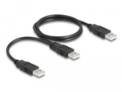 Delock USB 2.0 kábel A-típusú a 2 x A-tipusú 70 cm (80000) - flylite