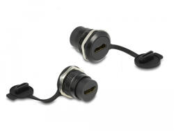 Delock HDMI-A beépített csatlakozó porvédelmet biztosító fedéllel (86969) (86969)