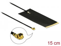 Delock LPWAN antenna MHF I dugó -2, 63 dBi 1, 13 15 cm FPC belső öntapadós (12615) (12615)