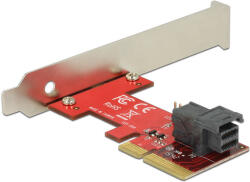 Delock PCI Express x4-kártya > 1 x belso SFF-8643 NVMe alacsony profilú formatényezo (89535) - flylite
