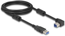Delock USB 5 Gbps kábel A-típusú apa - B-típusú apa 90 lefelé néző csatlakozóapaval 2 m (81113) (81113) - flylite