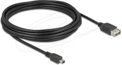 Delock USB 2.0 kábel USB Type Mini-B apa - EASY USB Type-A anya 5 m (81527) - flylite