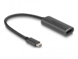 Delock USB Type-C adapter HDMI (DP Alt Mode) 8K-hez HDR funkcióval alumínium (64229) - flylite