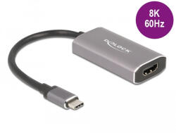 Delock USB Type-C adapter HDMI (DP Alt Mode) 8K-hez HDR funkcióval (62632) - flylite