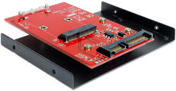 Delock SATA 22 pin > mSATA konverter, 3.5 kerettel (62415) - flylite