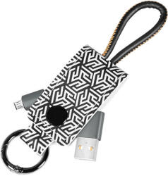 LogiLink USB 2.0 kábel, USB-A/M - Micro-USB/M, kulcstartóval, 0, 22 m (CU0165) - flylite