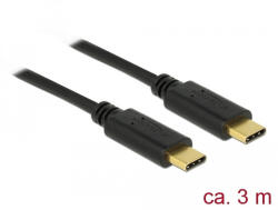 Delock USB 2.0 kábel Type-C a Type-C 3 m 3 A (83867) - flylite