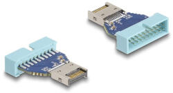 Delock USB 10 Gbps átalakító USB E-típusú belső A csatlakozó (67130) (67130) - flylite