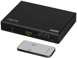 LogiLink HDMI videó fali processzor, 2x2 port, 4K/60 Hz, HDR, RC (HD0054)
