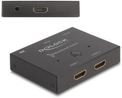 Delock HDMI 2 - 1 kapcsoló kétirányú 8K 60 Hz (18776) - flylite