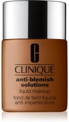 Clinique Anti-Blemish Solutions Liquid Makeup fedő hatású alapozó az aknéra hajlamos zsíros bőrre árnyalat WN 122 CLOVE 30 ml