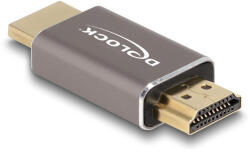 Delock HDMI adapter apa - apa 8K 60 Hz szürke fém (60086) - flylite