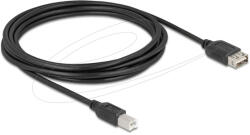 Delock USB 2.0 kábel USB Type-B apa - EASY USB Type-A anya 3 m (81532) - flylite