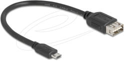 Delock USB 2.0 kábel EASY USB Type Micro apa - EASY USB Type-A anya 0, 2 m (81516) - flylite