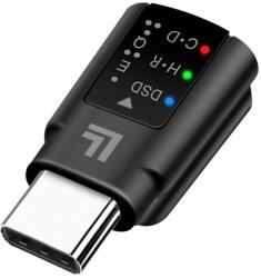 LogiLink USB-C DAC audioadapter EQ-val, USB-C/M 3, 5 mm/F-ig, fekete (UA0424) - flylite