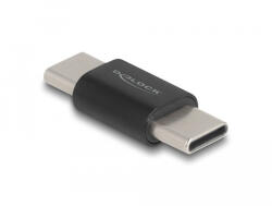 Delock SuperSpeed USB 10 Gbps (USB 3.2 Gen 2) USB Type-C apa-apa adapter fekete (60035) (60035) - flylite