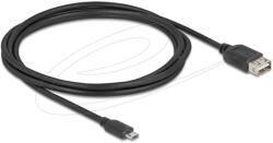 Delock USB 2.0 kábel EASY USB Type Micro apa - EASY USB Type-A anya 2 m (81519) - flylite
