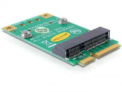 Delock Mini PCI Express (fél méret -> teljes méret) átalakító, 51x30x5 mm (65229) (65229) - flylite