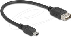 Delock USB 2.0 kábel USB Type Mini-B apa - EASY USB Type-A anya 0, 2 m (81522) - flylite