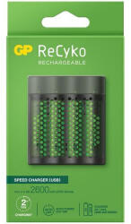 GP Battery Charger M451 with 4x AAA Rechargable batteries, 2700 mAh, 1.2V, Black EU (GP-C-M451-270AAHCE-EB4)