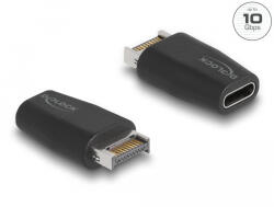 Delock Adapter USB 3.2 kulcs A apa -USB Type-C anya fekete (66059) (66059) - flylite