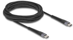 Delock USB 2.0 kábel USB Type-C apa - apa meghosszabbított hajlítás védelemmel 60 W 3 m (81126) - flylite