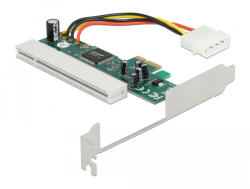 Delock Bővítőkártya PCI Express x1 - 1 x PCI 32 Bit 5 V bővítőhely (90062) - flylite