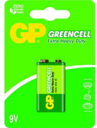 GP Batteries Battery (9V) GREENCELL Zink carbon 6F22, 1604GLF-U1 (1 battery / blister) 9V (GP-BM-1604GLF-U1)