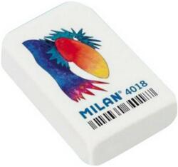 MILAN 18 db-os radír készlet, MILAN, fehér