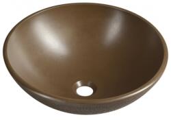 SAPHO FORMIGO betonmosdó, átm: 41cm, sötét barna -BEMUTATÓ TERMÉK (FG004-BEMUTATÓ TERMÉK)