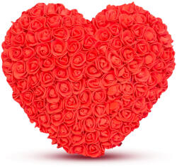  Rózsaszív - piros - 40 cm (A0221-PSZ)