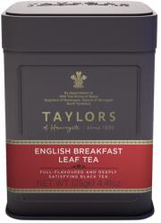 Taylors of Harrogate English Breakfast fekete tea, Taylors of Harrogate, fémdoboz, kiszerelhető levél, 125 g