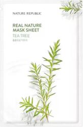 Nature Republic Real Nature bőrnyugtató és pórusszabályzó maszk teafa kivonattal - 23 ml