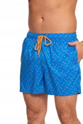 Moraj Férfi úszónadrág, Moraj, tukán mintás, gyorsan száradó, poliészter kék, M INTL