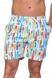 Moraj Férfi úszónadrág, Moraj, gyorsan száradó, gumis derék, sokszínű poliészter, 3XL