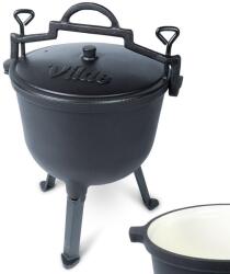 Artemis Öntöttvas edény fedővel és fogantyúval, Artemis, 10L, 35, 5x31, 5x49cm, fekete (VD-199052)