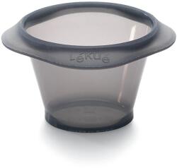 Lékué LK887901 Molten Lava Cake szilikon szuflé sütőforma 6db 150ml Fekete (LK887901)