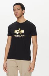 Alpha Industries Férfi póló, Alpha Industries, 305301635, Pamut, M INTL, Fekete (0000305301635_M)