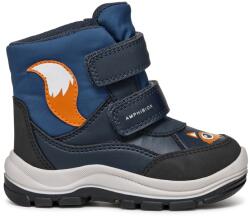 Geox Geox, Tépőzáras vízálló csizma, Mandarinszín, Törtfehér, Tengerészkék, 20 EU (B463VB054FUCF44K-20)