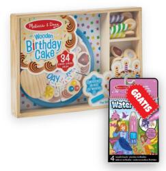 Melissa & Doug AKCIÓ: Melissa & Doug születésnapi torta szett + Water WOW vízi varázslat mesék INGYEN (AS_6074876_6074889)