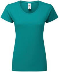 Fruit of the Loom Ladies' Iconic 195 Ringspun Premium T 61-424-0 Ocean Teal L