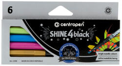 Centropen Set 6 x Markere permanente creative slim Centropen (CE259006)