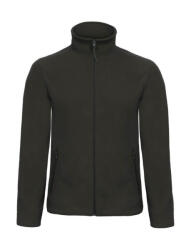 B&C Collection Férfi hosszú ujjú polár B and C ID. 501 Micro Fleece Full Zip XS, Fekete
