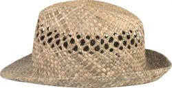 K-UP Uniszex sapka K-UP KP613 Braided panama Hat -59, Natural