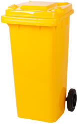 Ics Strend Pro GB2 műanyag kültéri kuka - 120 literes, sárga